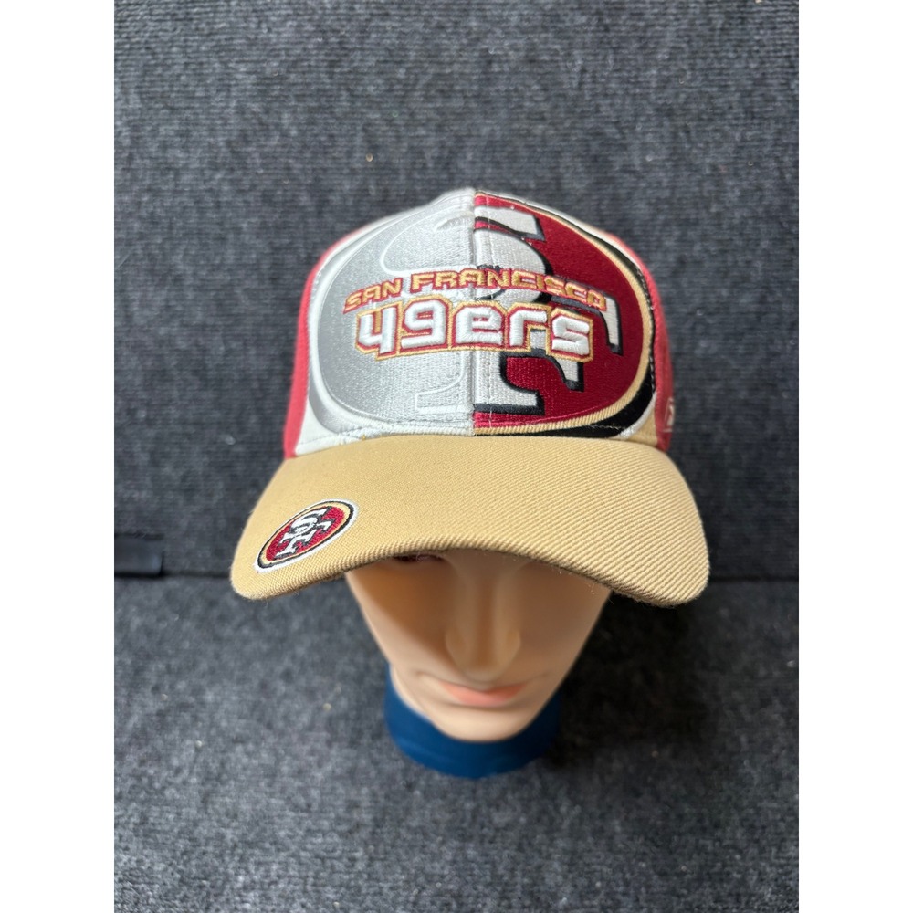 Reebok San Francisco 49ers NFL Hat Red Gold Silver Adjustable Baseball Cap 3303